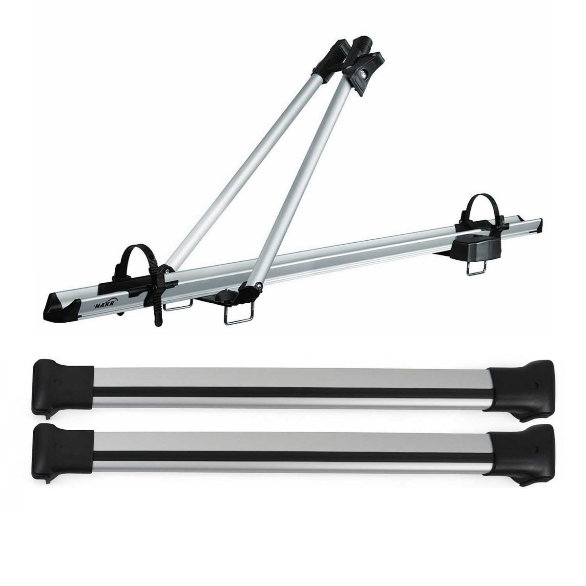 Dodge Journey Bike Carrier + Cross Bars Set - Omac - SPEED ALU PROFIL + Elegance - Silver - '09-'20